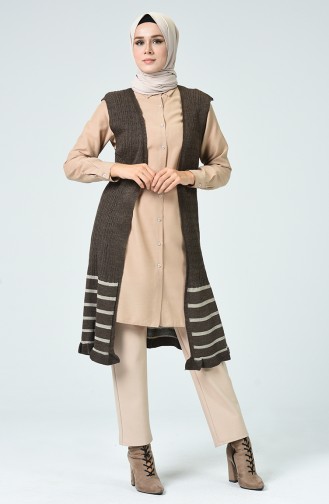 Brown Gilet 8040-06