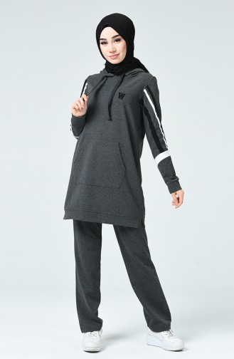 Kangaroo Pocket Tracksuit Anthracite 9121-02