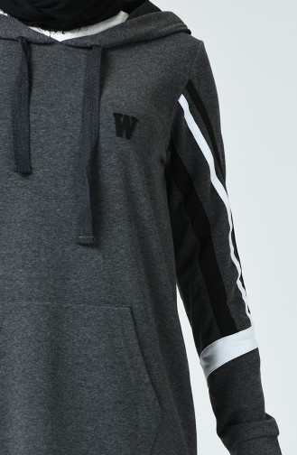 Kangaroo Pocket Tracksuit Anthracite 9121-02