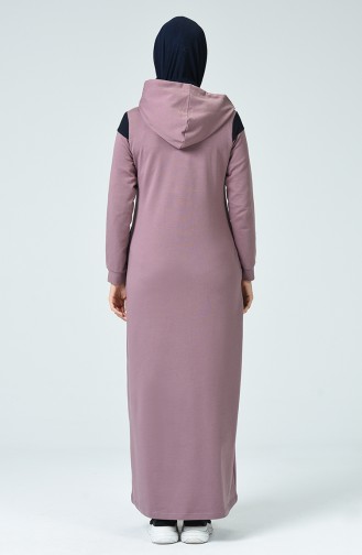 Hooded Sport Abaya Soil color 9126-04