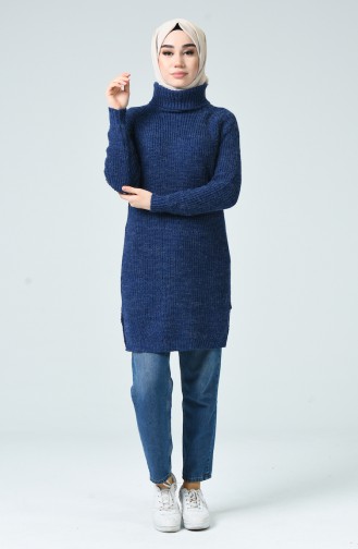 Navy Blue Sweater 2220A-02
