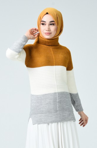 Tricot Reglan Sleeve Sweater Mustard 2230-03