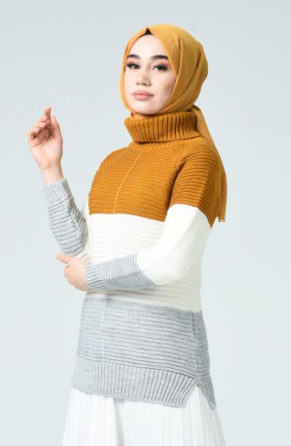Tricot Reglan Sleeve Sweater Mustard 2230-03