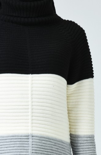 Pull Tricot à Manches Raglan 2230-05 Noir 2230-05