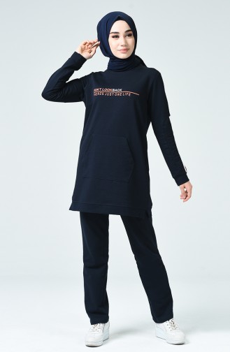 Navy Blue Tracksuit 9127-04