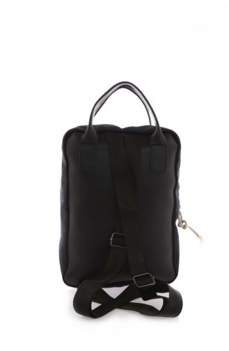 Stilgo Damen Rucksack TL176Z-01 Schwarz Samt 176Z-01