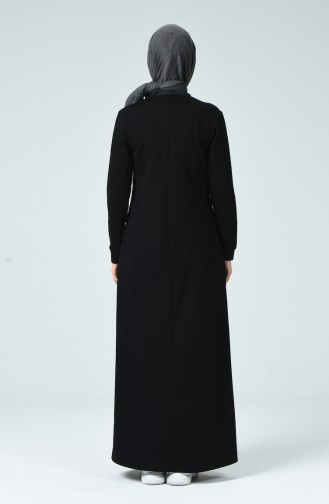 Black İslamitische Jurk 9138-03