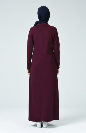 Robe Hijab Plum 9139-01