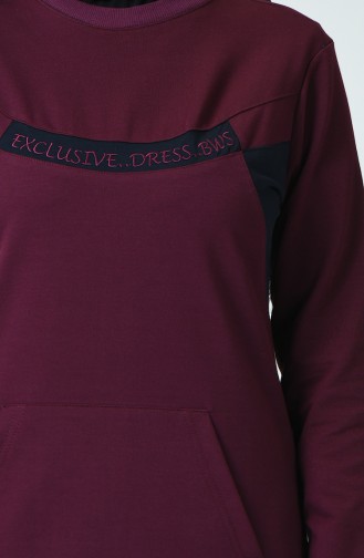 Robe Hijab Plum 9139-01