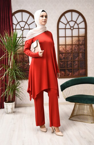 Tunic Trousers Double Suit 8098-02 Red 8098-02