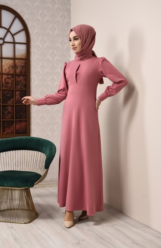 فستان زهري باهت 2703-03
