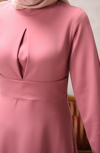 Dusty Rose Hijab Dress 2704-04