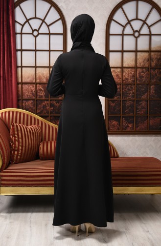 فستان أسود 2704-10
