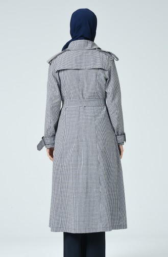 Dunkelblau Trench Coats Models 8001-01