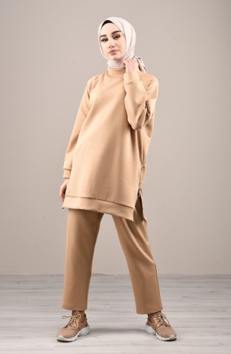 Milk Coffee Suit 1033-02