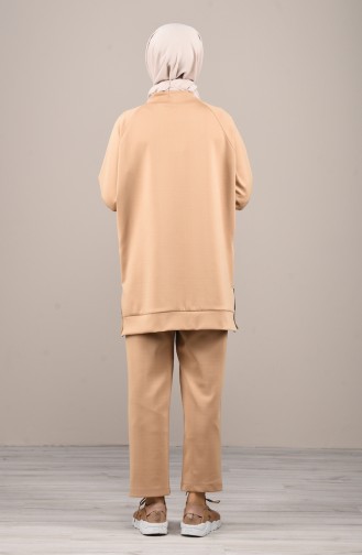 Milk Coffee Suit 1033-02