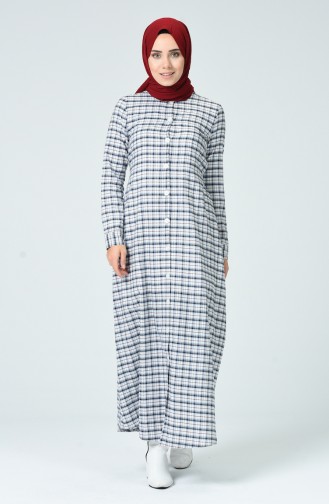 Robe Hijab Bleu Marine 1269-03