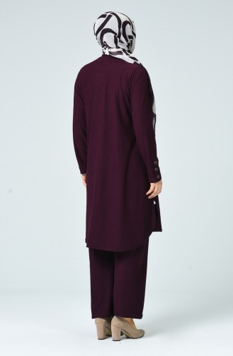 Purple Hijab Dress 2664-06