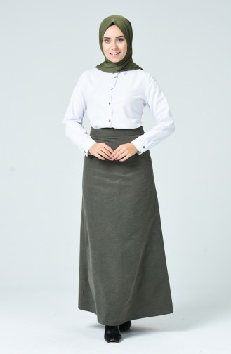 Khaki Skirt 6403-05