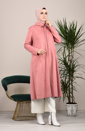 Cape en Daim Nubuck 0027-08 Rose Pâle 0027-08