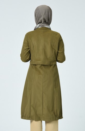 Samt Saisonale Cape 0030-08 Khaki Grün 0030-08