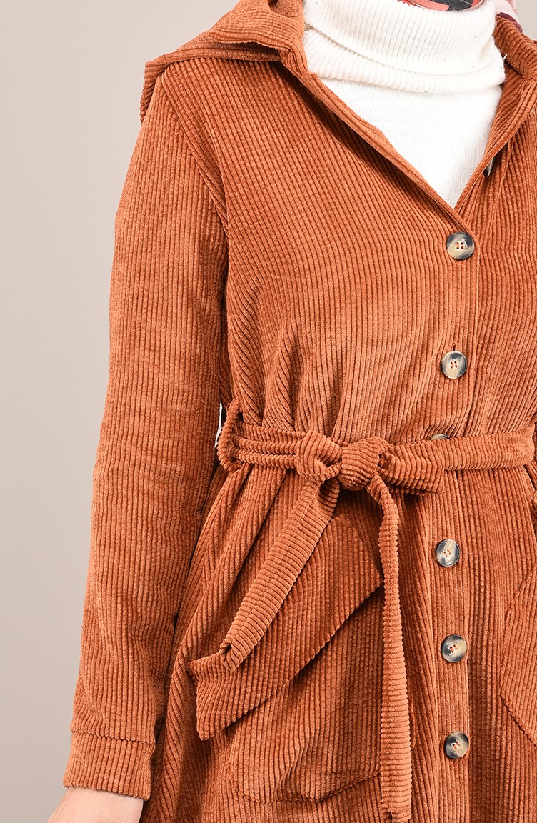 Cape mit Kapuze 101905 Ziegelrot 101905