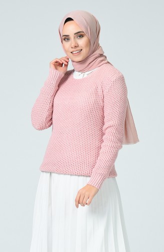 Pull Tricot Court 3450-02 Poudre 3450-02