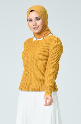 Pull Tricot Court 3450-05 Moutarde 3450-05