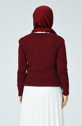 Claret Red Sweater 3450-07