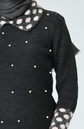 Pull Tricot Perlés 8046-03 Anthracite 8046-03