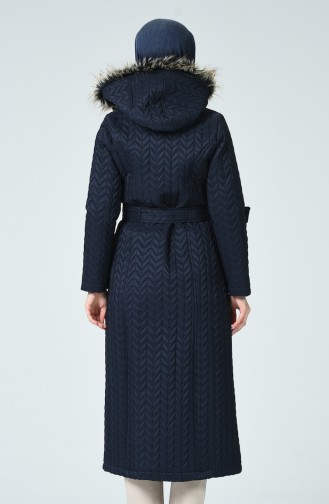 Navy Blue Winter Coat 504220-02