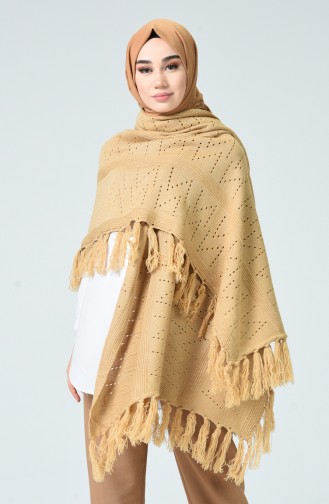 Camel Poncho 1007-05