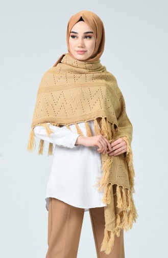 Camel Poncho 1007-05