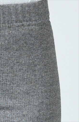 Schlaghose mit elastische Taille 8120-02 Schwarz 8120-02