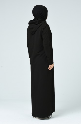 فستان أسود 10007-04