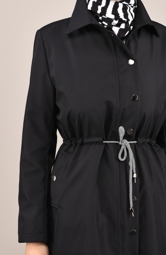 Black Trench Coats Models 0033-01