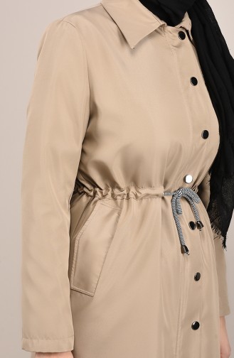 Langer Trenchcoat 0033-04 Beige 0033-04