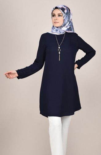 Navy Blue Tuniek 8066-07