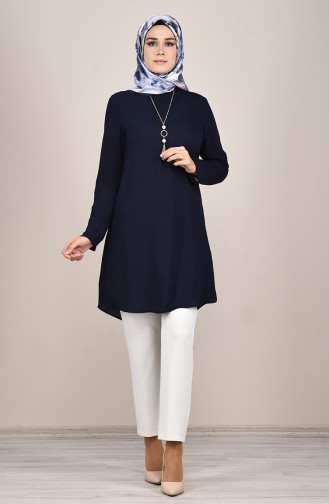 Navy Blue Tunics 8066-07