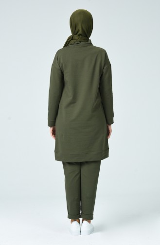 Two Yarn Tracksuit Khaki 0408-02