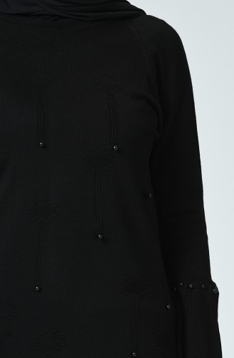 Pull Tricot Perlées 3025-04 Noir 3025-04