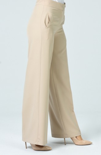 wide Leg Pants with Pockets 3144-02 Stone 3144-02