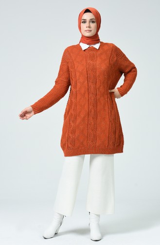 Tricot Silvery Sweater Brick 1936-02