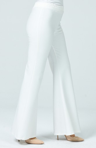 Spanish Trousers White 1157PNT-03