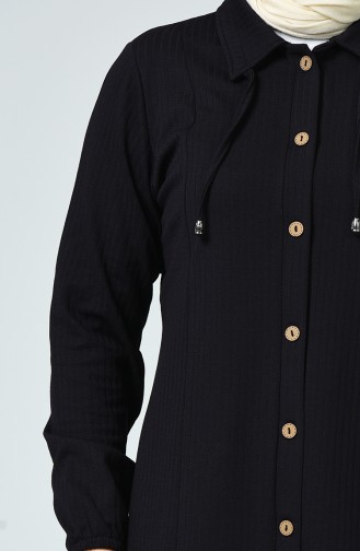 Plus Size Buttoned Tunic Trousers Double Suit 0245-02 Purple 0245-02