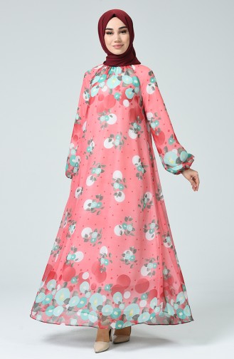 Robe Hijab Corail 7252-03