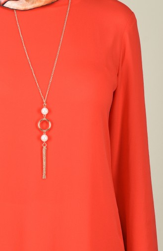 Basic Tunik 8066-15 Nar Çiçeği