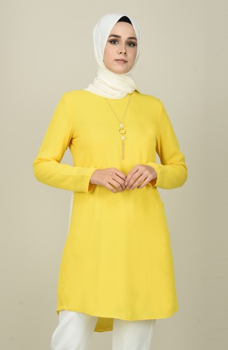 Basic Tunic Lemon Yellow 8066-28