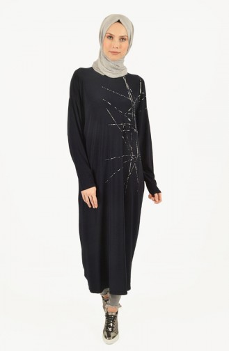 Navy Blue Tuniek 1483-01