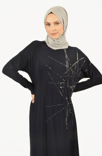 Navy Blue Tuniek 1483-01